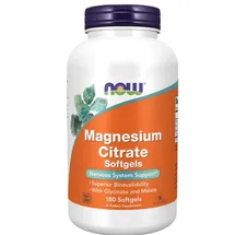 NOW Foods Magnesium Citrat Softgels 180 St.