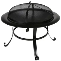 Buri 73cm Garten-Feuerstelle Metallofen Feuerkorb Terrassenofen