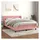 vidaXL Boxspringbett mit Matratze Rosa 140x200 cm Samt