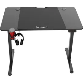 pro.tec Schreibtisch Stryn Schwarz