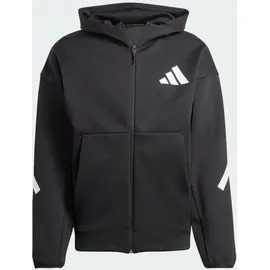 Adidas Z.N.E. Reißverschlusspullover Black / White XL