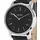 ZEIT-BAR Funk-Armbanduhr Damen, Metallgehäuse, Leder-Uhrband