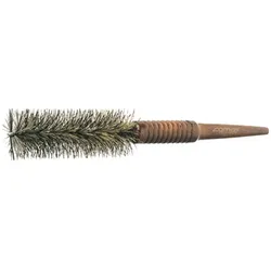 Comair Bürste 33 mm rund zweifarbige Naturborsten