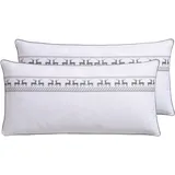 OTTO home Sorsele Kopfkissen 40 x 80 cm Weiß