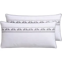 OTTO home Sorsele Kopfkissen 40 x 80 cm Weiß