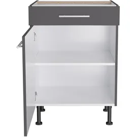 OPTIFIT Unterschrank Ingvar420 60 x 58,4 x 87 cm Anthrazit
