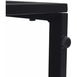 vidaXL Gartenmöbel Schwarz 70 x 70 x 32 cm Metall