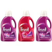 PERWOLL Flüssig Set 3x 27 WL (81WL) 1x Color & 2x Color Blütenrausch 3x 1,35l