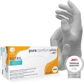AMPri pura comfort white L Gr. 9, puderfrei, Puracomfort 100 Stück)
