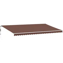 vidaXL Markise Automatisch 600 x 350 cm braun