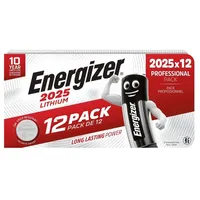 Energizer Knopfzellen-Batterie CR2025 12ST E304263800 Lithium