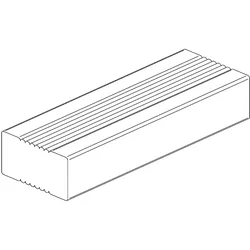 OSMO Terrassen Unterkonstruktion Bangkirai geriffelt / geriffelt-45x70x3960mm