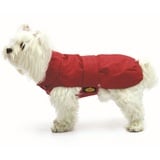 Fashion Dog Hundemantel mit Kunstpelz-Futter - Rot 75 cm 1 St