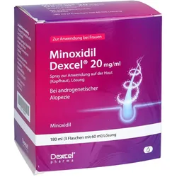 Minoxidil Dexcel 20mg/ml zur Anwendung auf der Kopfhaut Frauen