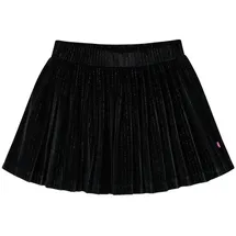 vidaXL Kinder-Faltenrock mit Lurex Schwarz 116