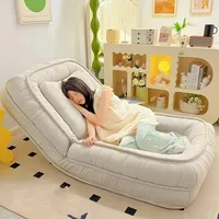 Generisch Lazy Sofa Couch Bett – Klappbare Tatami-Matratze, Sofa für Schlafzimmer, Salon, Büro, Wohnzimmer – bequeme und praktische Möbel zum Entspannen und Schlafen, 175 x 95 cm