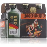 Jägermeister Kräuterlikör EM-Edition 2024 Miniaturen 35% Vol. 9x0,02l