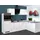 Flex-Well FlexWell Eckküche, Weiß, Kunststoff, 7 Schubladen, einmalig seitenverkehrt montierbar, nur wie online abgebildet bestellbar, 280x170 cm, Made in Germany, links aufbaubar, rechts aufbaubar, Küchen, Eckküchen