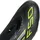 adidas F50 League Laceless FG/MG Core Black / Iron Metallic / Lucid Lemon 45 1/3