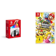 Nintendo Switch OLED weiß + Super Mario Party Jamboree