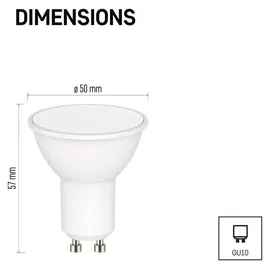 EMOS LED-Reflektorlampe 1525500500 4,8W GU10 RGB 400 lm