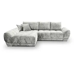 Ecksofa Violet Stoff Grau