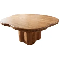 DeLife Esstisch Orbion 180x175 Akazie Natur Holzgestell