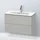 Duravit L-Cube Waschtischunterschrank, 2 Schubkästen, wandhängend Compact, für 234283 820 x 39,1 cm, Betongrau Matt