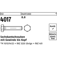 Hörger & Geßler Sechskantschraube ISO 4017 VG M18x 60 8.8 25 Stück