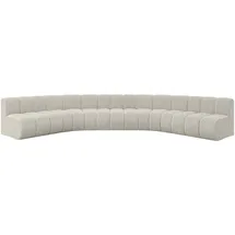 altdecor Wohnlandschaft modulares Sofa Montra-U1 - 490x174x70 cm Creme,