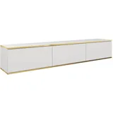 Mirjan24 Tv-Lowboard, Weiß, Holzwerkstoff, Rechteckig, 175x30x32 cm Wohnzimmer, Wohnwände, Lowboards, Lowboards stehend