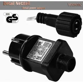 Voltronic LED Lichterkette 5 m Kunststoff kaltweiß