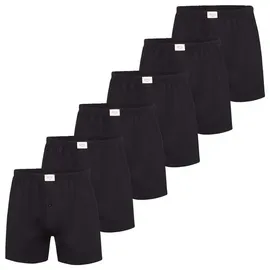 Phil & Co. Boxershorts Jersey Loose Fit schwarz XL 6er Pack