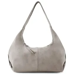 FredsBruder Best to Come Schultertasche Leder 41 cm  grau