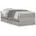 vidaXL Bettgestell 100 x 200 cm Grau