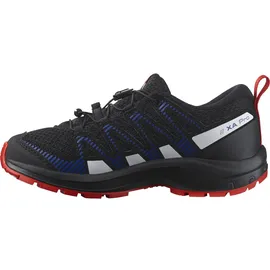 Salomon Xa Pro V8 Wanderschuhe - Black / Lapis Blue / Fiery Red - EU 33