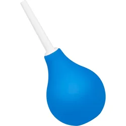 Analdusche mit Pumpball, blau | weiß