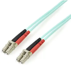 StarTech.com 2m Fiber Optic Cable - 10 Gb Aqua - Multimode Duplex 50/125 - LSZH