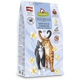 GranataPet DeliCatessen Seefisch & Garnelen Adult, Trockenfutter für Katzen, schmackhaftes Katzenfutter, Alleinfuttermittel ohne Getreide & ohne Zuckerzusätze, 300 g