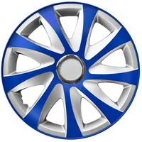 NRM Radkappe Drift Extra, 16 in Zoll, (1-St) Universalkappe 16'' 1 Stück blau|silberfarben