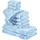 REDBEST Chicago Handtuchset 10-tlg. hellblau