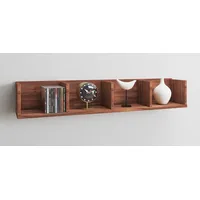 VCM Wandregal Honsa 97 x 17 x 15 cm Braun