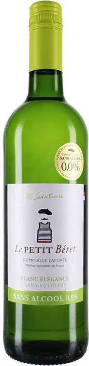 Le Petit Beret NV Le Petit Beret Blanc Elegance Alkoholfrei Sauvignon Blanc Frankreich