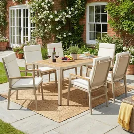 stilvora Gartenlounge-Set 7-tlg. Beige