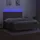 vidaXL Boxspringbett mit Matratze & LED Taupe 160x200 cm Stoff