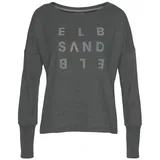 Elbsand Longsleeve »Ingrun«, mit Logodruck vorne, Langarmshirt aus Baumwoll-Mix, sportlich-casual,