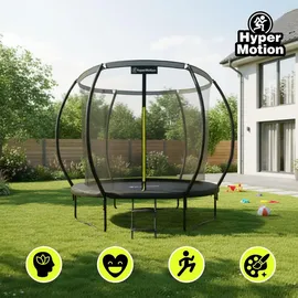 HyperMotion Kindertrampolin 244 cm Schwarz