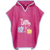 Playshoes Bademantel Handtuch Unisex Kinder,Flamingo,L (ab ca. 4 Jahre)