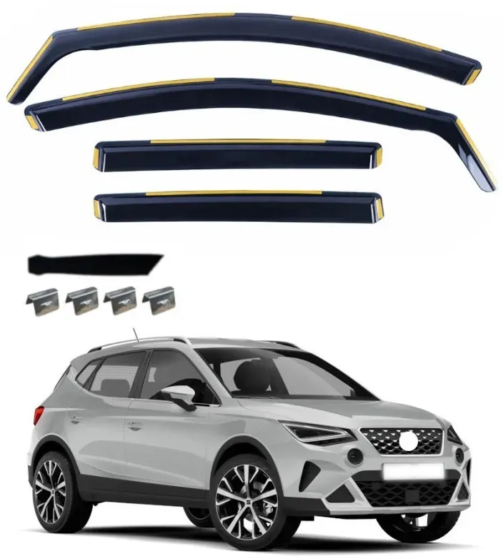 Komplettset (4 Stück) Windabweiser für Seat Arona Facelift 2021 +