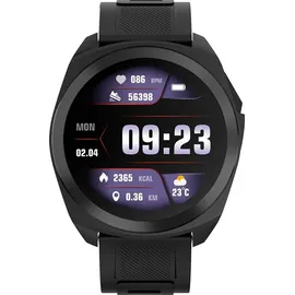 Canyon Maveric SW-83 GPS 32 mm Kunststoffgehäuse Schwarz Sportarmband Schwarz M